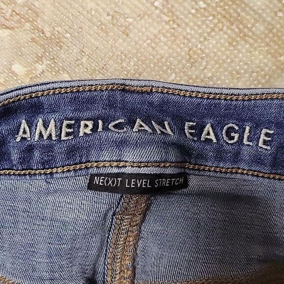 AMERICAN EAGLE WOMENS STRETCH JEGGINGS SIZE 2 - Picture 3 of 8
